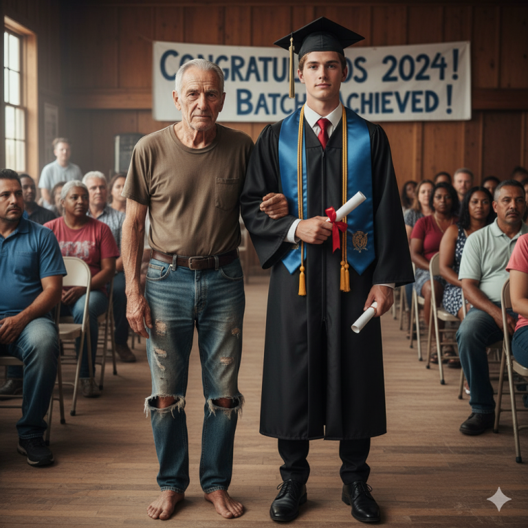 MI PADRE VINO DESCALZO A MI GRADUACIÓN. SE RIERON DE ÉL ALLÍ. PERO CUANDO MI NOMBRE FUE LLAMADO COMO SUMMA CUM LAUDE, TODOS SE CALLARON Y APLAUDIERON