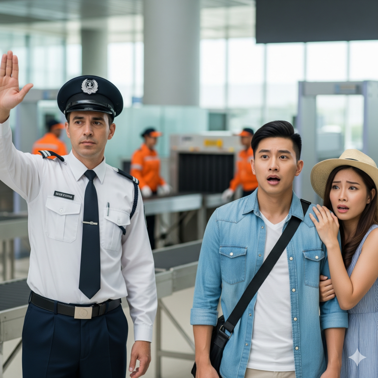 Mi esposo tomó a escondidas mi tarjeta bancaria para llevar a su amante de viaje, pero al llegar al aeropuerto, el oficial de migración declaró fríamente una frase que los dejó a los dos paralizados…