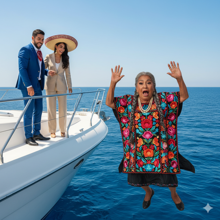 “Es hora de conocer a los tiburones”, susurró mi nuera antes de lanzarme por el borde del yate.