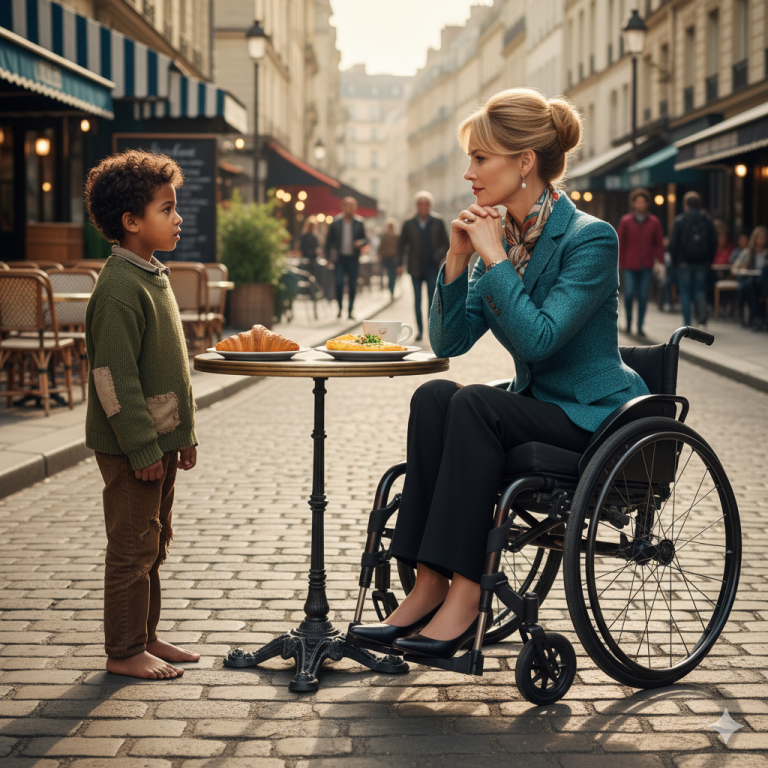 Un niño negro pobre le dice a un millonario paralítico: “Te curo con tus sobras”. Ella ríe… Y entonces todo cambia.