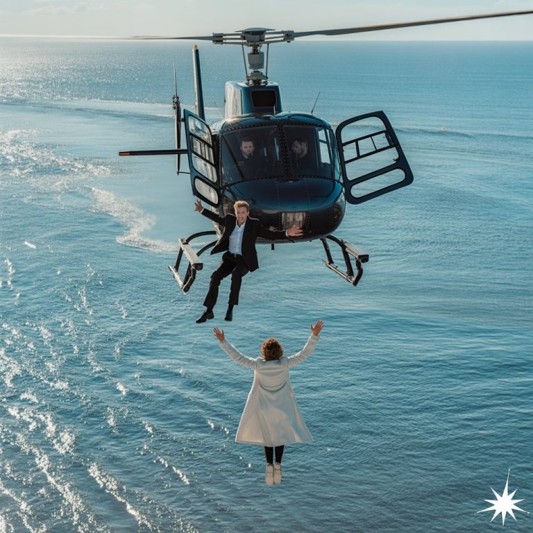 El esposo empuja a su esposa embarazada y multimillonaria desde un helicóptero para quedarse con la herencia, pero inesperadamente ella ya estaba preparadaV…