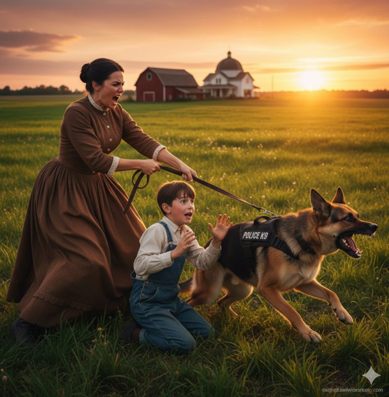 No atacó. No retrocedió. Solo gruñó con una gravedad que no venía de los dientes, sino del alma. Otra vez tú. Escupió Sara, acercándose. Thor no parpadeó. Sus ojos eran dos brasas encendidas en medio del barro, dentro del establo. Y Sara escuchaba todo. No se asomó.