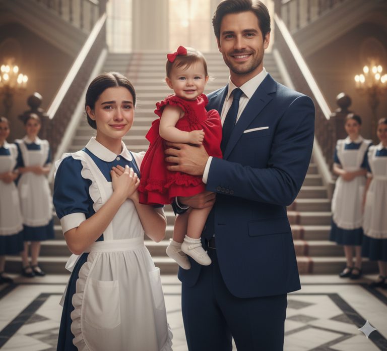 Ella escondió a su hija en la cocina de la mansión. Lo que el patrón hizo al descubrirlo sorprendió a todos