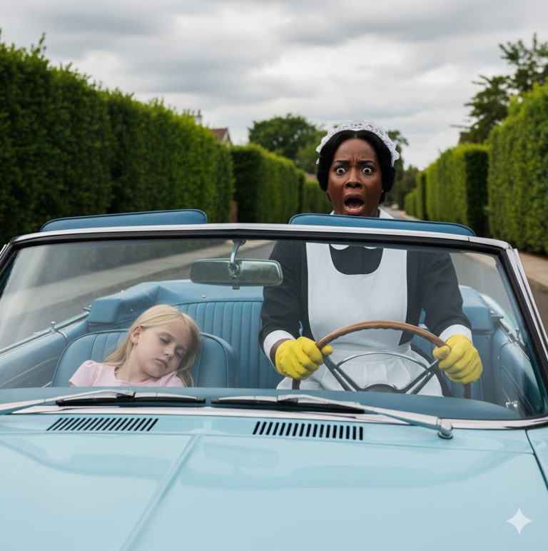 Empleada negra pobre ‘roba’ un Ferrari de un millonario para salvar a su hija — su reacción sorprende a todos