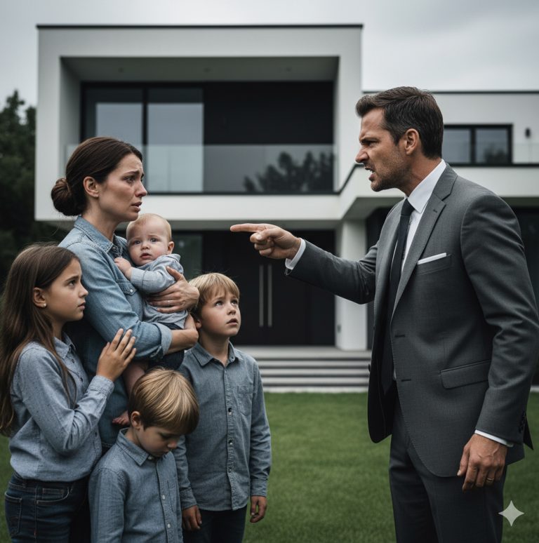 “Él expulsó a su esposa y a sus cinco hijos de la casa… ¡PERO CUANDO VOLVIÓ HUMILLADO, TODO HABÍA CAMBIADO!”
