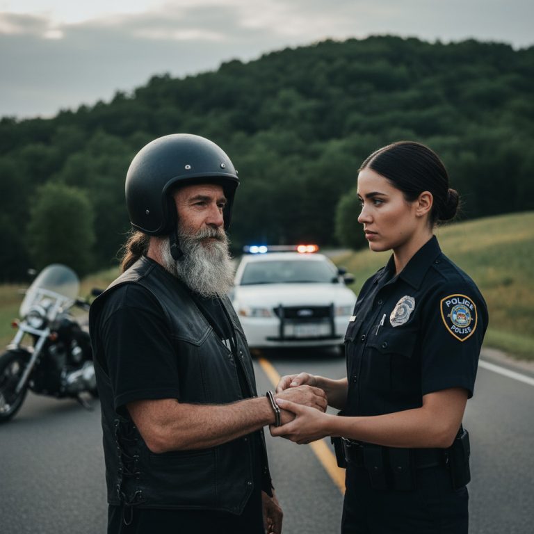 Motociclista encontró a su hija desaparecida después de 31 años… pero ella lo estaba arrestando