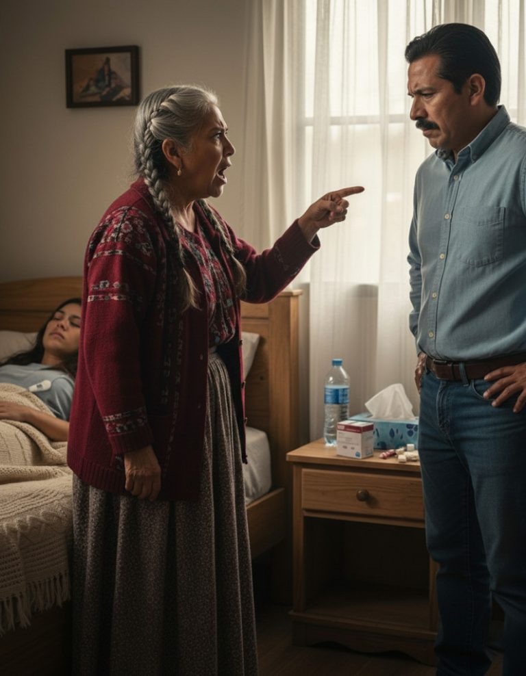 Cuando mi esposo me abofeteó por no cocinar debido a que tenía 40 °C de fiebre, firmé los papeles de divorcio. Mi suegra gritó: “¿A quién crees que estás asustando? ¡Si sales de esta casa terminarás mendigando en la calle!” — pero le respondí con una sola frase que la dejó sin palabras…