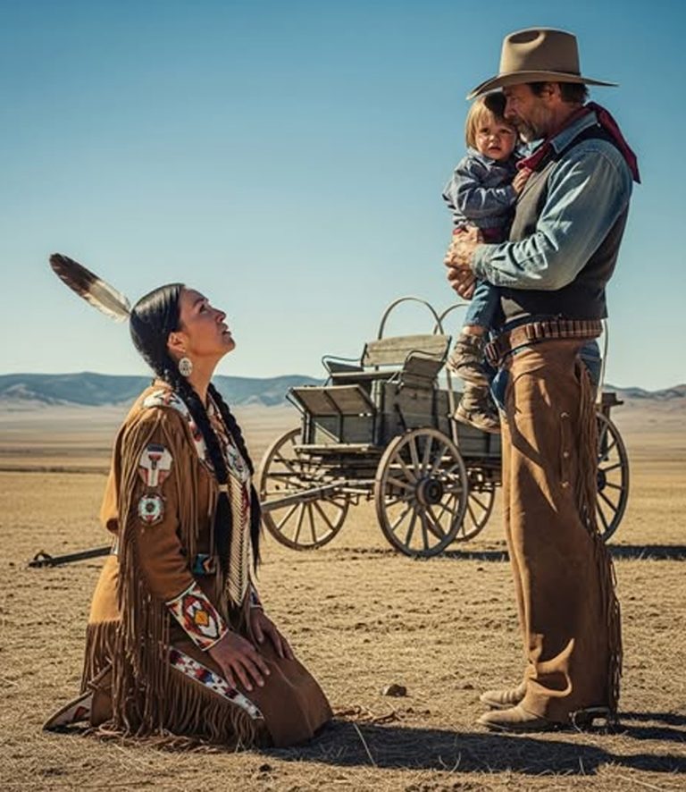 ¡Alimentaste a mi hija—ahora te pertenezco por tradición ancestral!” dijo la madre apache al vaquero…