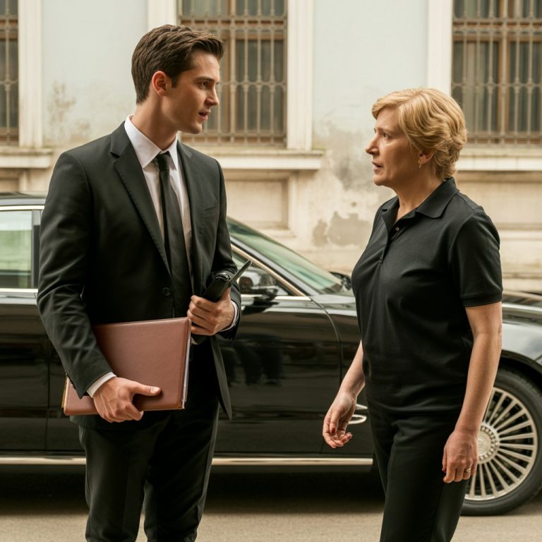 Camarera ofreció comida a dos huérfanos. 17 años después, un auto de lujo aparece en su casa.