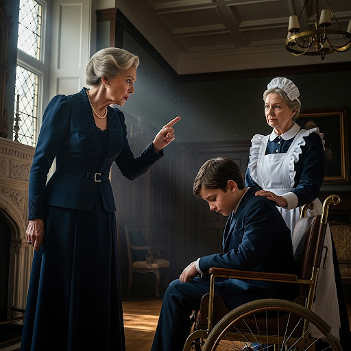 MILLONARIO DESCUBRE A SU SIRVIENTA PROTEGIENDO A SU HIJO LISIADO, Y QUEDA ESPANTADO AL VER LA VERDAD….