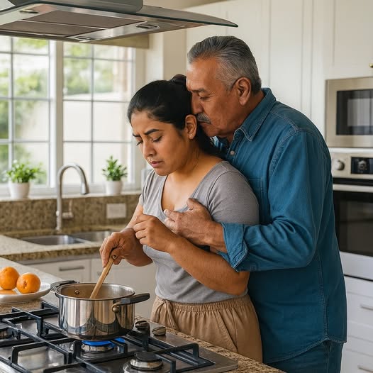 Contraté a mi mejor amiga para cuidar la casa por diez mil pesos al mes, y a las dos semanas noté que mi suegro se veía extrañamente animado.