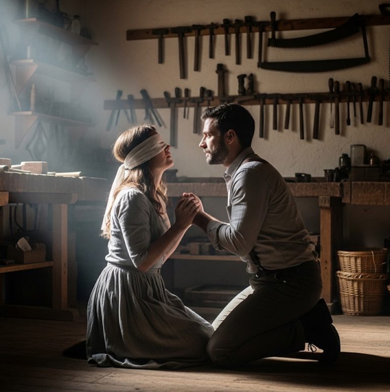 Su padre la casó con un mendigo porque nació ciega y esto sucedió.