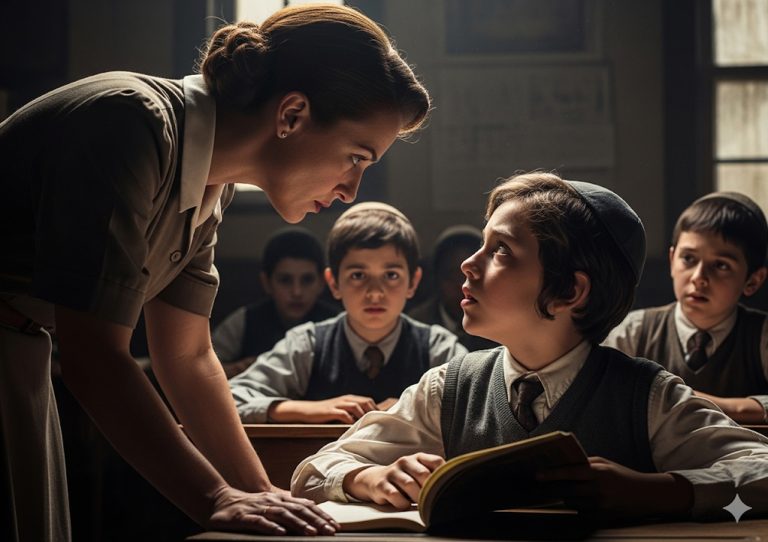 “¡CÁLLATE, ANALFABETO!” — Gritó La Profesora…A Hasta Que El Niño Judío Escribió En 7 Idiomas