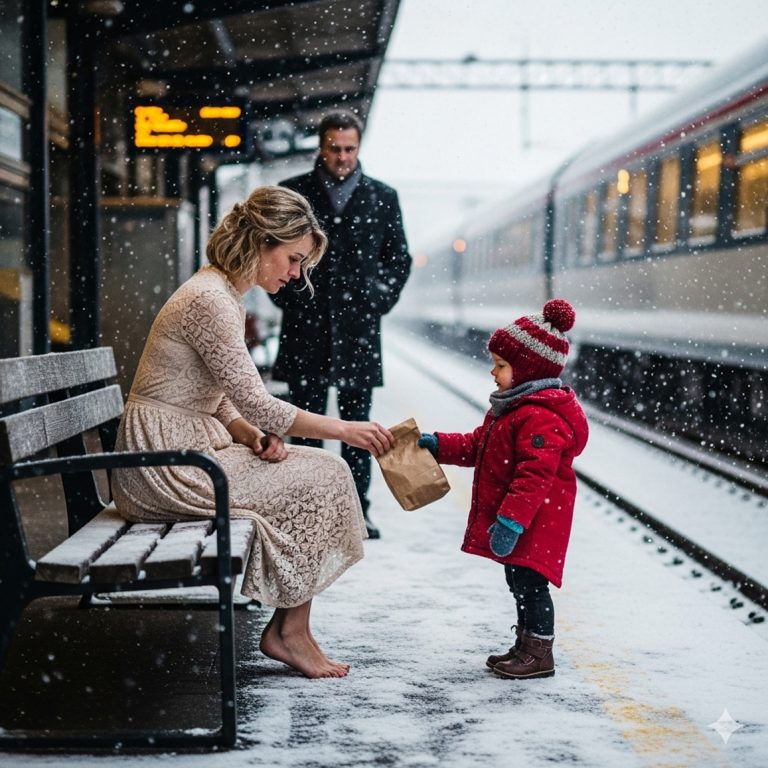 “¡TÚ NO TIENES CASA Y YO NO TENGO MAMÁ!”, DECLARÓ LA NIÑITA A LA JOVEN SIN HOGAR EN LA PARADA…