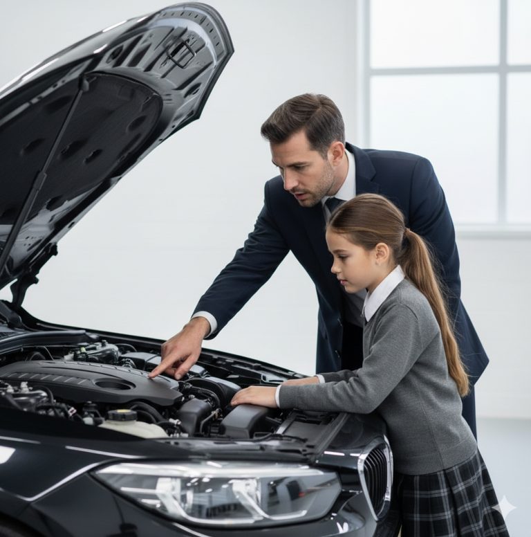 Niña ayuda a Millonario a reparar su mustang, cuando él ve el anillo en su dedo…