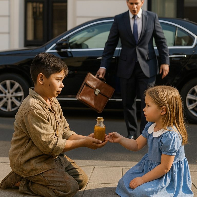 La hija muda del millonario dio un sorbo… Lo que pasó después te hará llorar…