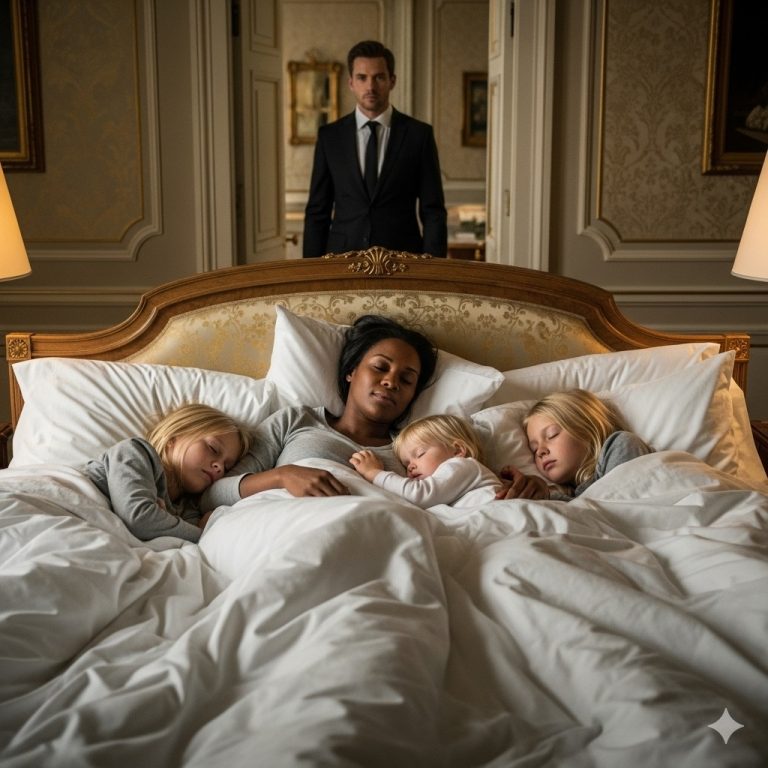 Ninguna niñera aguantaba ni un día con los trillizos del multimillonario… hasta que llegó una mujer negra e hizo lo que nadie pudo