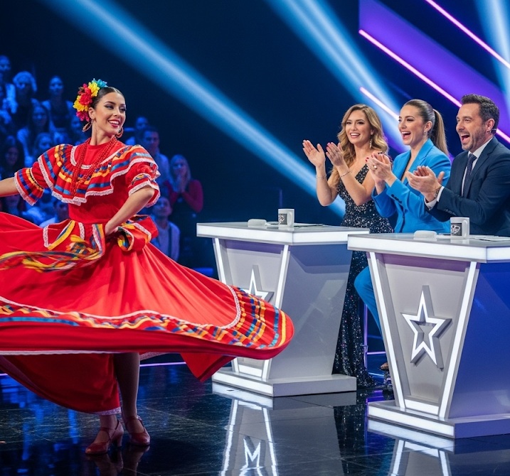 Un jurado cruel obligó a una joven mexicana a bailar para burlarse… pero hizo temblar el escenario…