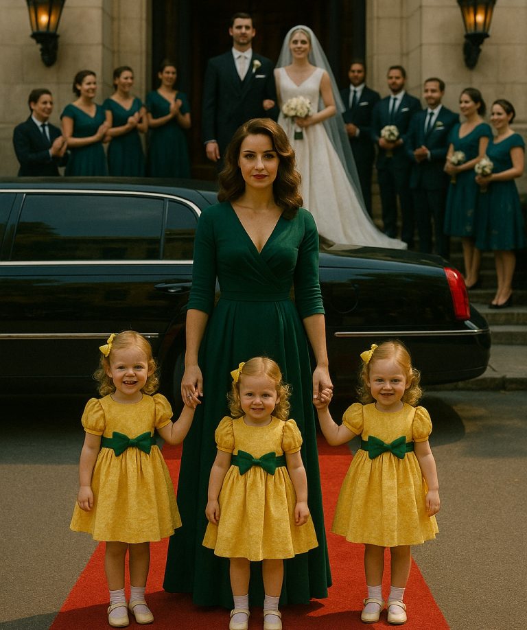 Él Invitó a Su Pobre Exesposa Para Humillarla En Su Boda—Pero Ella Llegó En Una Limusina Con Sus Trillizas…