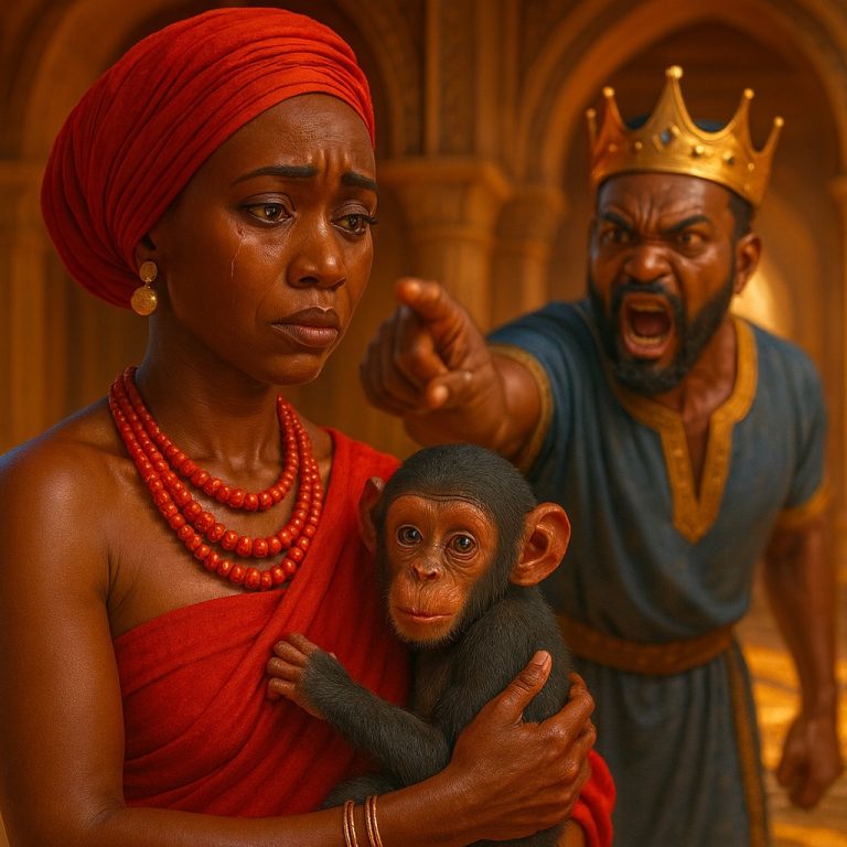 ¡La reina Akamu dio a luz a un mono y el rey la expulsó del palacio!