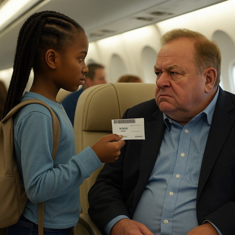 ¡Un hombre adulto robó el asiento de primera clase de la hija de un multimillonario de 10 años! Pero lo que pasó después dejó atónito a todo el avión y en tierra…
