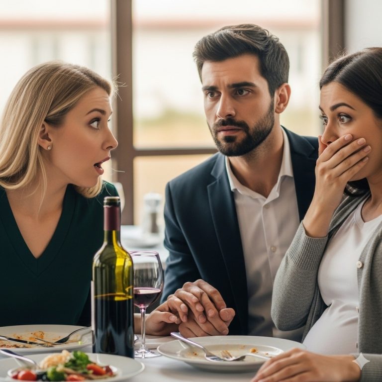 Durante la cena, mi hermana dijo que estaba embarazada y que el padre era mi esposo. ¡Pero entonces revelé un secreto…