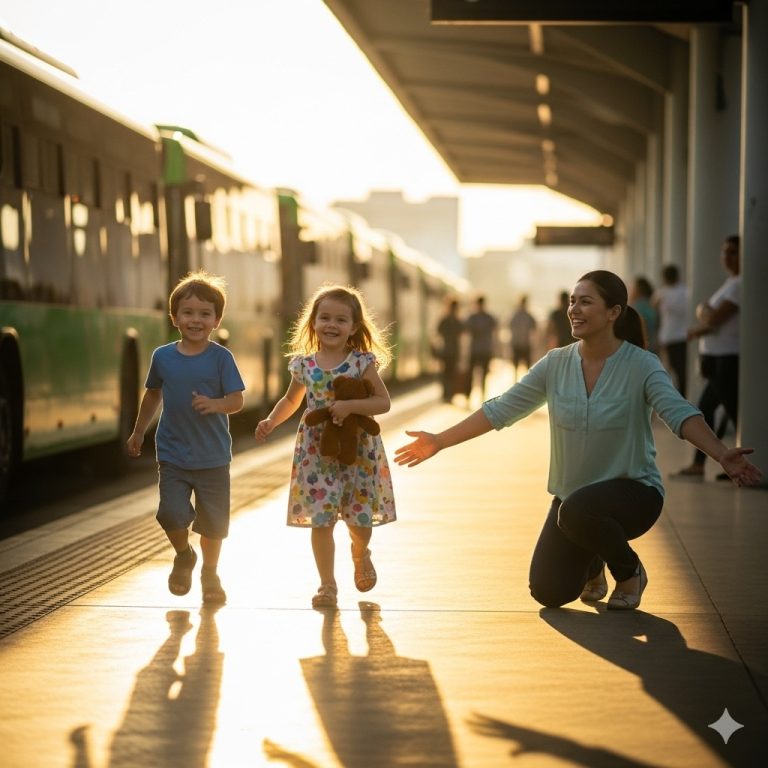 La joven esposa dejó su empleo para cuidar a su marido tras un accidente; su jefa le entregó inesperadamente $140,000 pesos — pero al llegar a la central de autobuses, sus dos hijos corrieron llorando hacia ella, dejando a todos sin aliento…