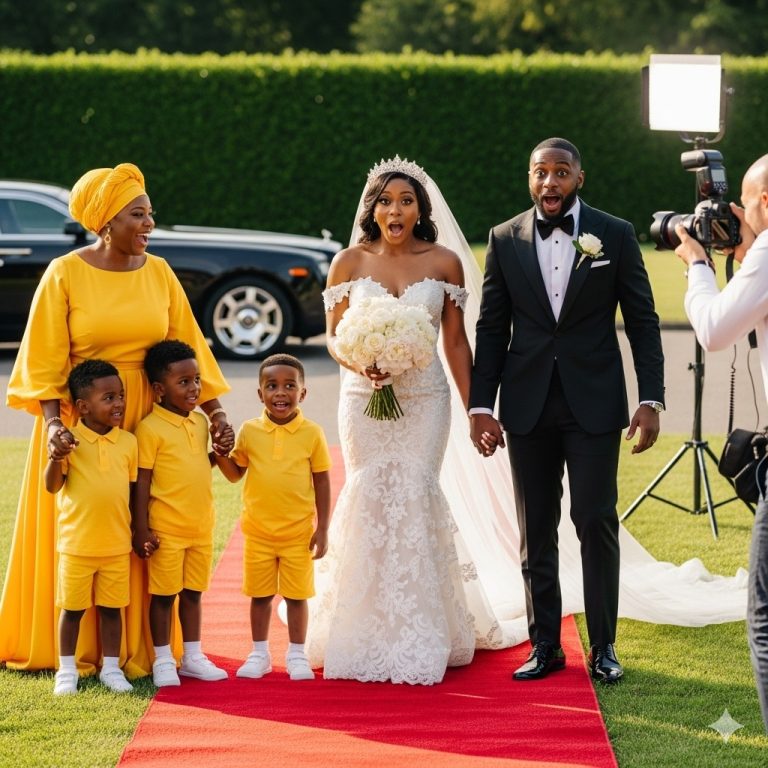 Invitó a su pobre exesposa a su boda para humillarla, pero ella llegó en un Rolls-Royce… con trillizos.