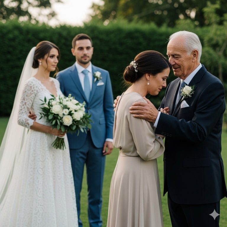 La boda no podría haber sido más perfecta… hasta que papá de repente me apretó la mano y susurró: “Súbete al coche, ahora.”