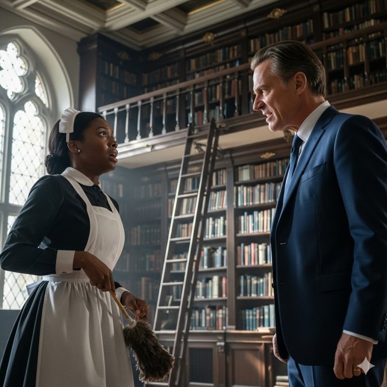 La criada negra fue acusada por error de robar dinero y expulsada de la casa del multimillonario — Pero lo que revela una cámara oculta deja a todos sin palabras…