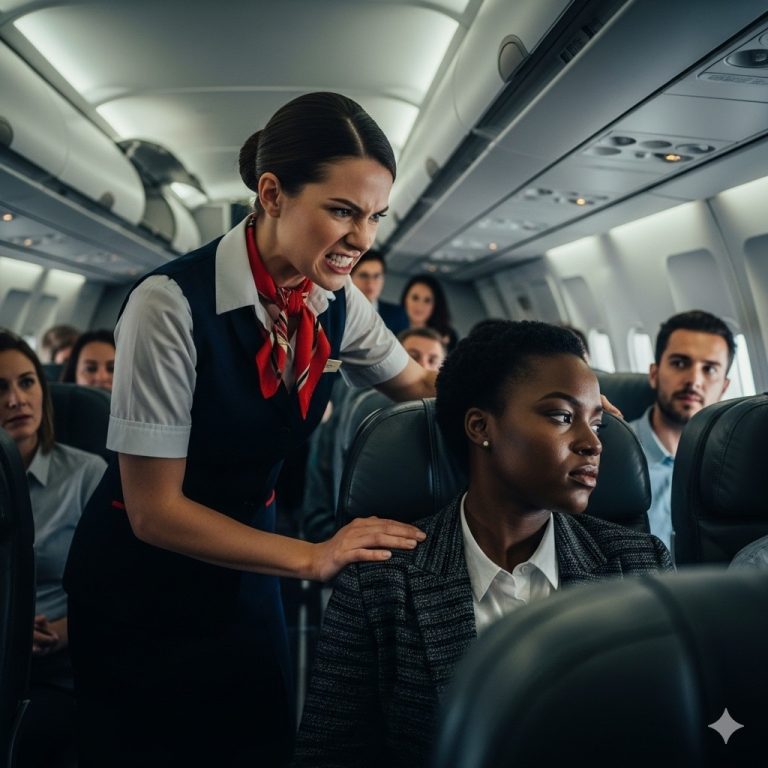 La CEO negra fue rechazada de una comida de primera clase, y luego despidió al instante a toda la tripulación tras aterrizar