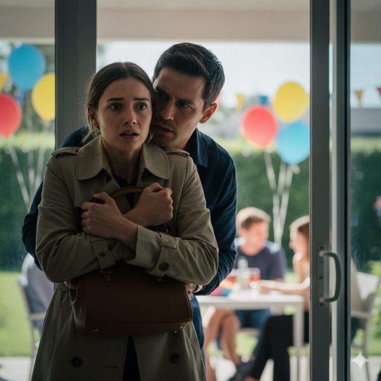 ¡Pensé que solo era el cumpleaños de la abuela! Hasta que mi esposo cerró el coche con seguro y dijo: “Algo anda mal”…