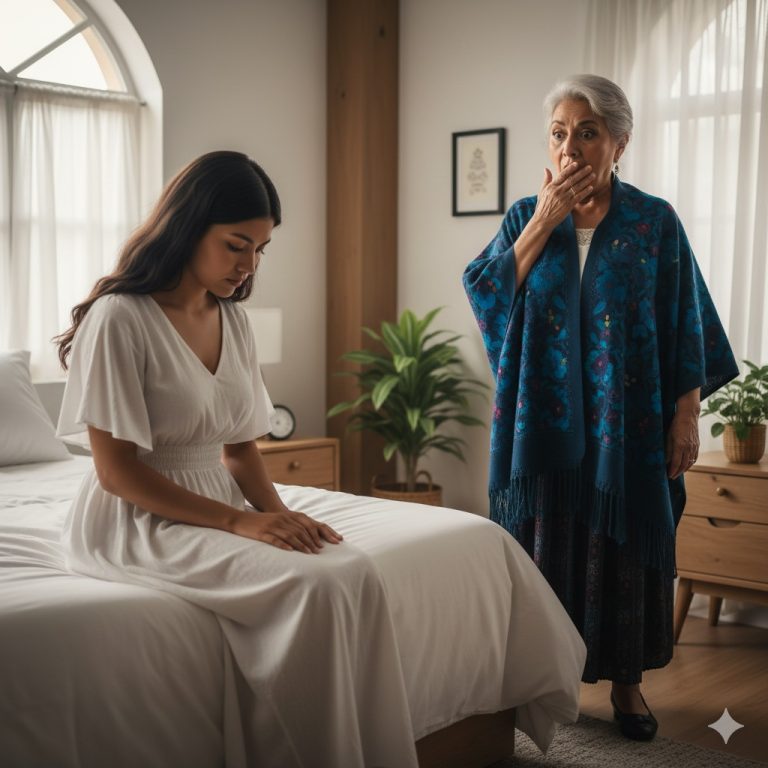 La joven nuera cambiaba las sábanas todos los días… hasta que un día su suegra entró a la habitación y descubrió algo aterrador… un secreto doloroso salió a la luz.