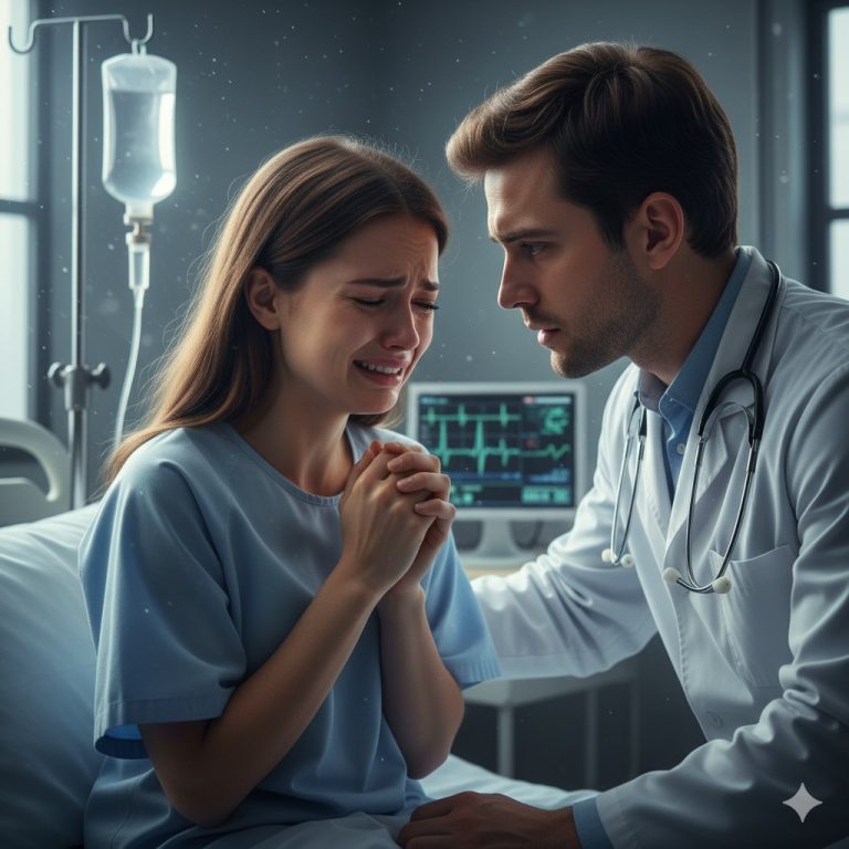 ESTABA A PUNTO DE DAR A LUZ… Y EL DOCTOR ERA SU EXESPOSO, ¡ENTONCES HIZO ALGO INCREÍBLE!…