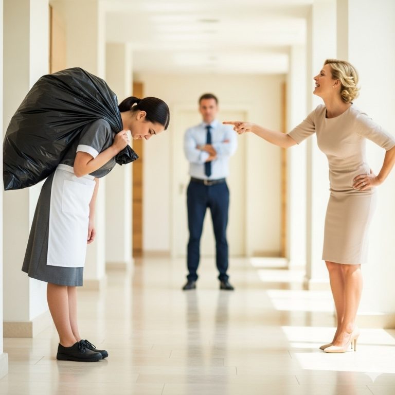 Un millonario sorprende a su novia humillando a la sirvienta… lo que hizo dejó a todos sin palabras