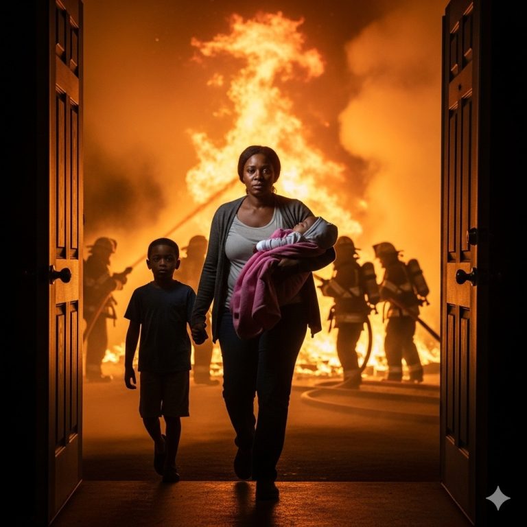 Nadie se atrevió a salvar al hijo del multimillonario hasta que una pobre chica negra, con su hijo en brazos, se apresuró a entrar para rescatarlo y el final…