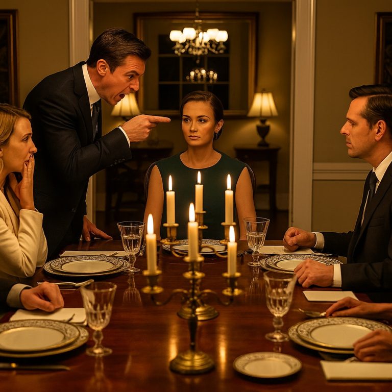 Antes de los invitados, mi esposo se burló de mí y me llamó “cerda gorda”, yo en silencio hice algo que lo dejó profundamente sorprendido…