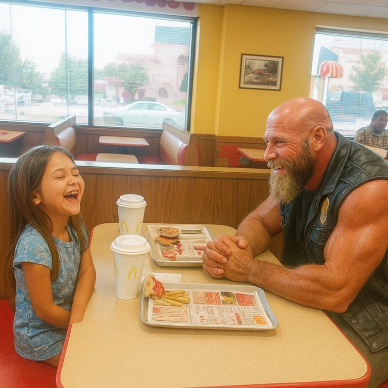Todos pensaban que este motociclista tatuado era un depredador hasta que la policía descubrió su realidad