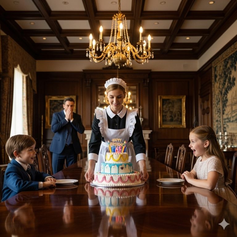 El millonario volvió a casa temprano — Lo que vio que su empleada hacía con sus hijos lo hizo llorar