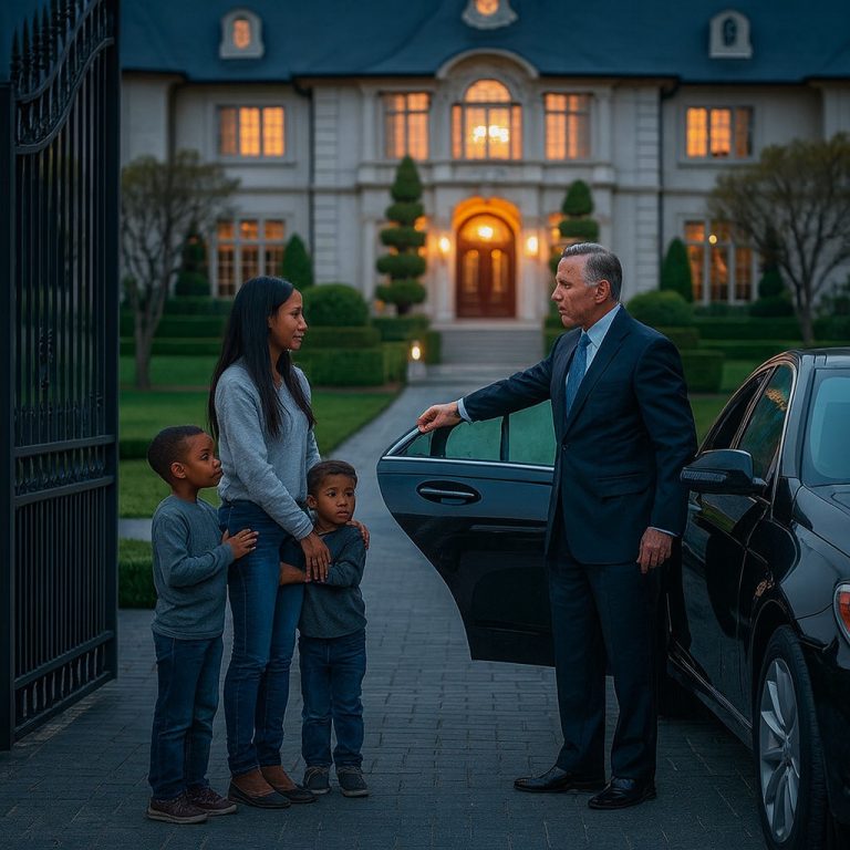 “¿Puedo limpiar su mansión a cambio de un plato de comida? Mis dos hermanos pequeños tienen mucha hambre” La niña negra le rogó al multimillonario… y el final inesperado