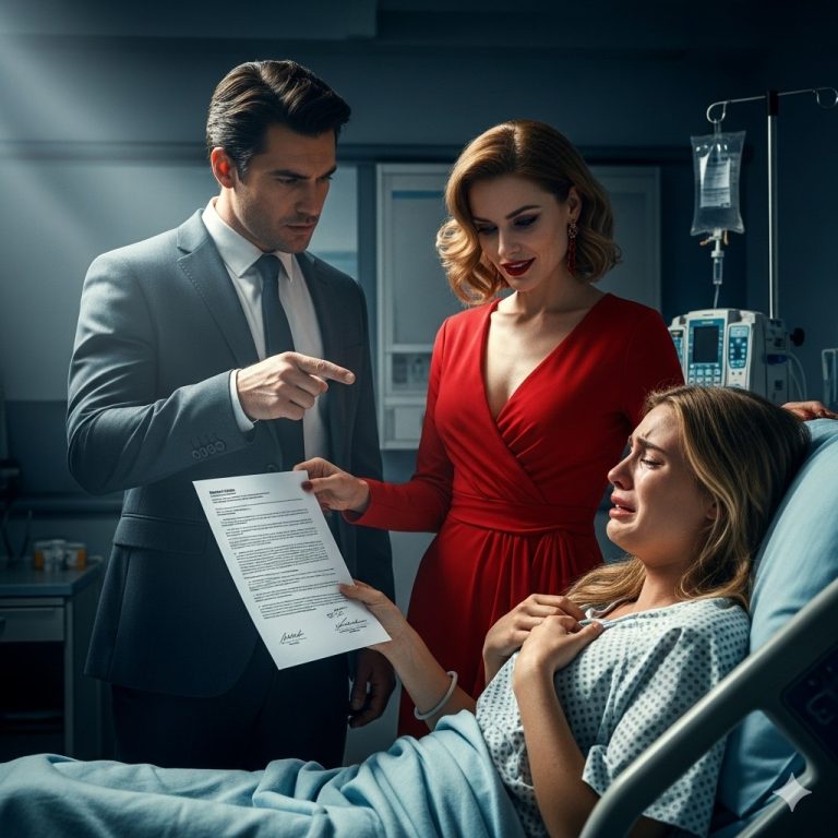 La esposa fue obligada por su esposo a firmar los papeles del divorcio en el hospital, pero 3 años después regresó con un hijo y un poder que lo hizo arrepentirse por el resto de su vida…