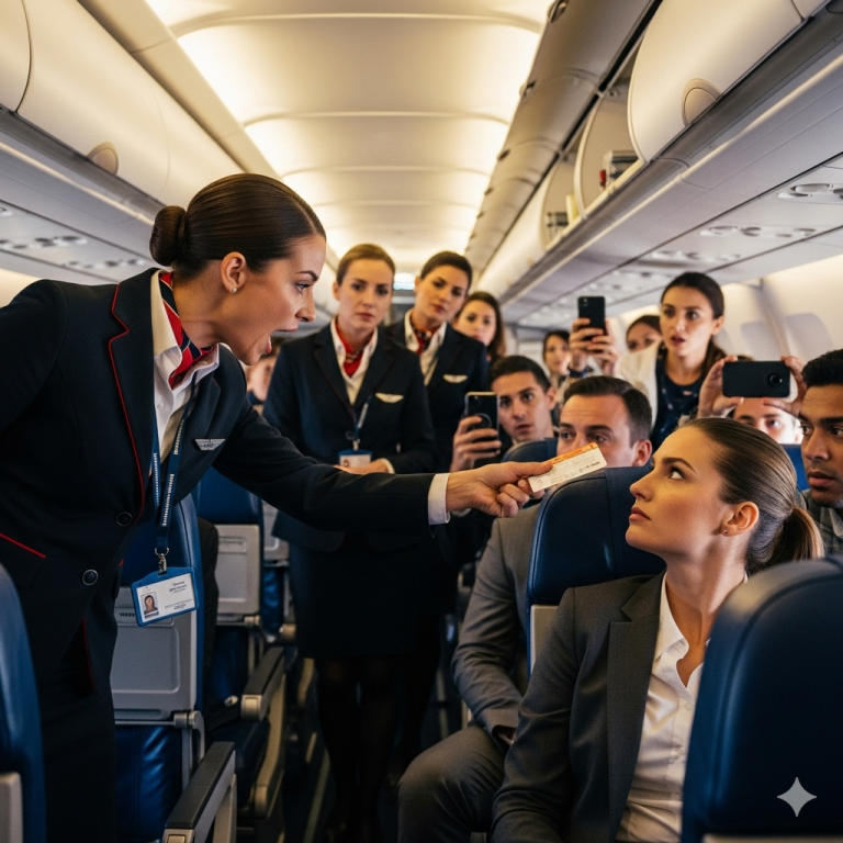 “¡Salgan de primera clase!” Una azafata abofeteó a una mujer negra y se quedó paralizada cuando ella dijo: “El avión es mío”.