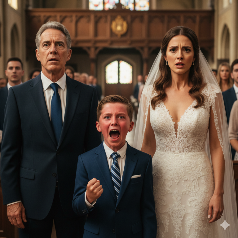 El hijo mudo habló en el altar y reveló un secreto que paralizó a todos