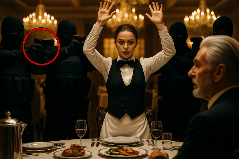 Una banda tendió una trampa al magnate en un círculo mortal. Pero en el instante más peligroso, un secreto impactante de una simple camarera dio un giro total al juego…