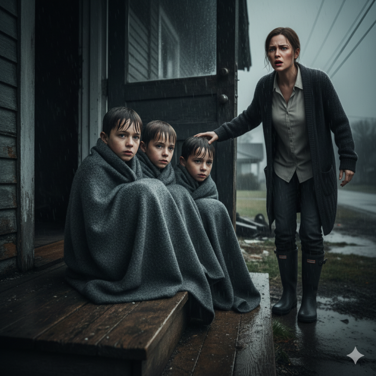 Ella abrió su puerta a 3 niños abandonados — 25 años después, uno de ellos lo cambió todo…