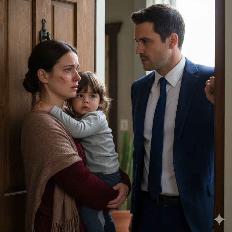 «¿Puedo limpiar su casa por un plato de comida?» — Pero cuando el millonario la vio, su corazón pareció detenerse; se quedó atónito, sin poder pronunciar palabra.