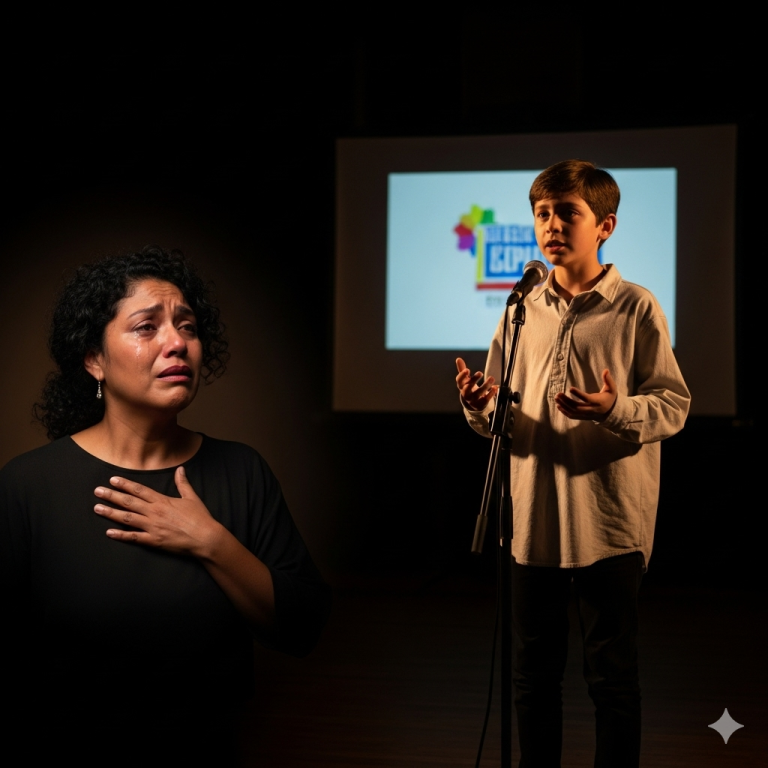 La madre acudió a un concierto benéfico en un orfanato y, de repente, en el escenario vio el rostro de su hijo desaparecido…