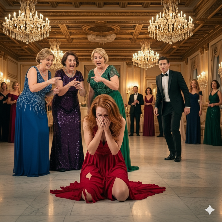 La familia de su esposo la obliga a desnudarse en público para humillarla… hasta que sus dos hermanos multimillonarios aparecen y…