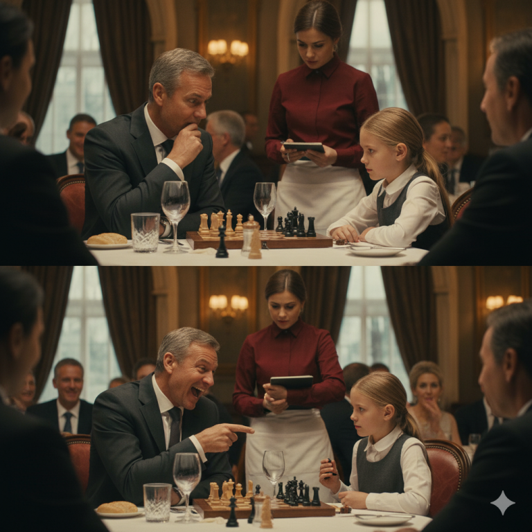 Ela Tinha Só 10 Anos. Ele Era Bilionário. Mas No Jogo da Vida, Quem Deu Xeque-Mate Foi Ela.