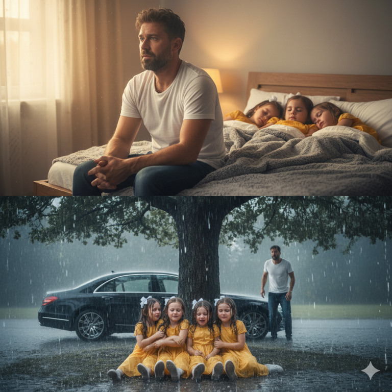 Abandonadas na Chuva: O Dia em que um Pai Descobriu a Verdade e Escolheu o Amor